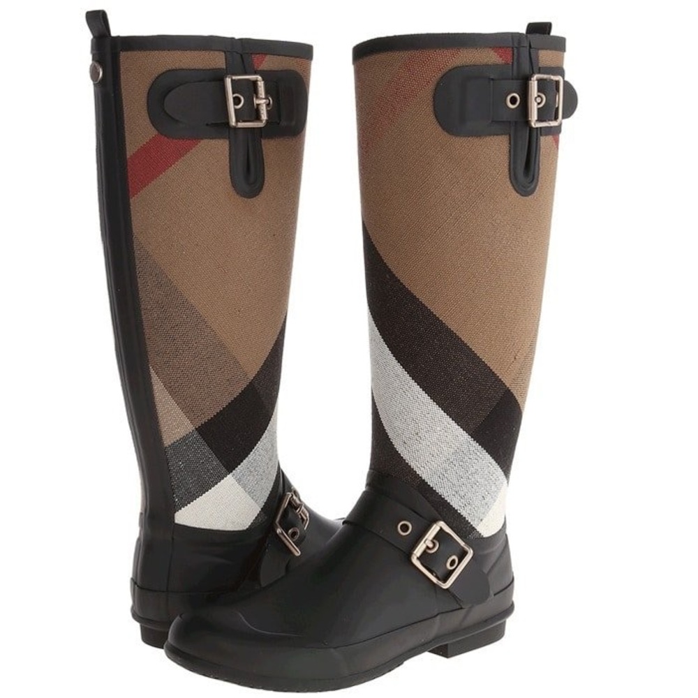 Burberry Birback Rainboot with Buckle